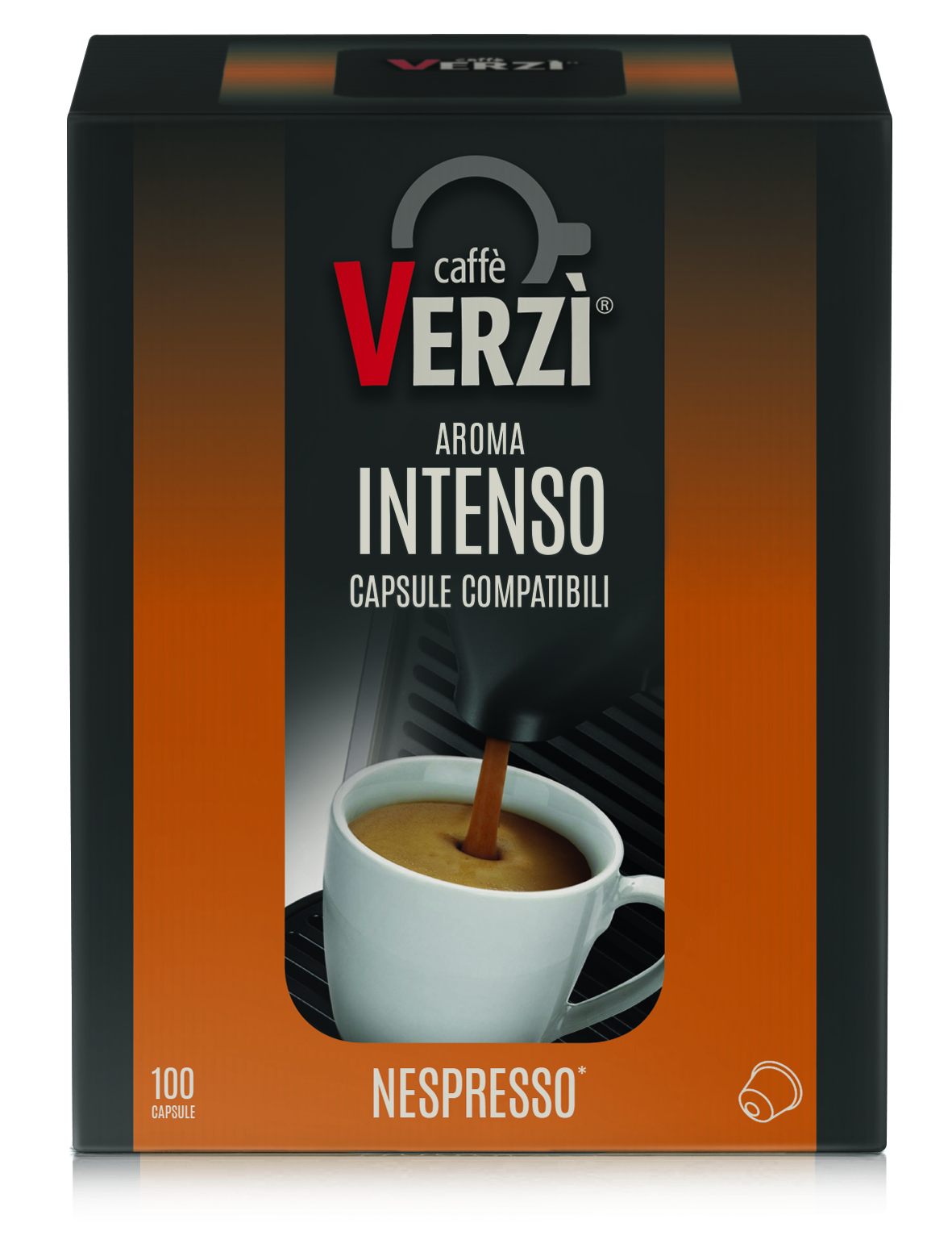 100 CAPSULE CAFFE’ VERZI' COMPATIBILI NESPRESSO MISCELA AROMA INTENSO
